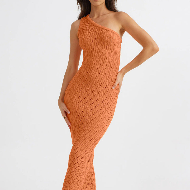 Women's Hollowed-out Knitted Dress