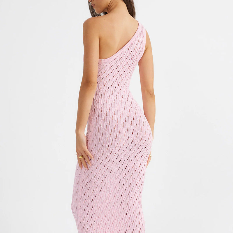 Women's Hollowed-out Knitted Dress