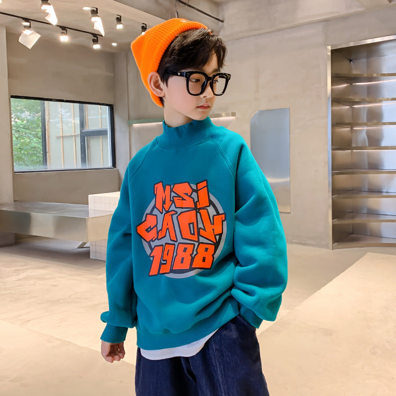 Boys  Fleece Graphic Sweater