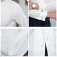 Windsor Collar White Long Sleeve Shirt Commuting