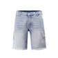 High Street Washed Overalls Daddy Pants Retro Cat Beard Denim Shorts