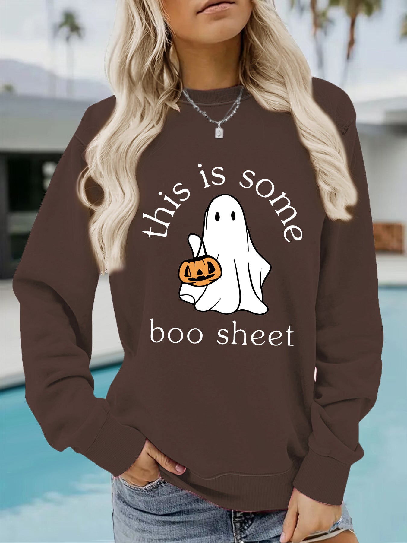 Long Sleeve Halloween Pullover