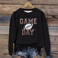 Women's Top Sweater Long Sleeve Baseball