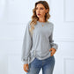 Women's Top Round Neck Long-sleeved T-shirt