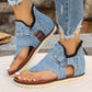 Denim Thong Sandals