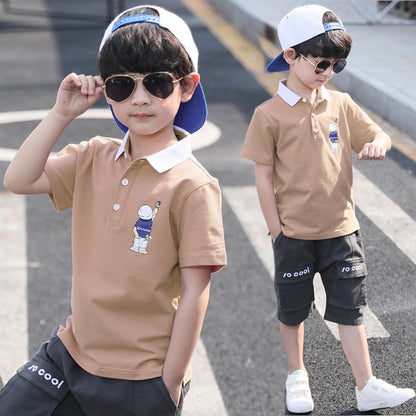 Boys  Short Sleeved Cotton Shirt