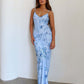 Women's Summer Vacation Leisure Slim Fit Printing Slip Dress