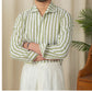 Men's Cotton Striped Business Casual Shirt