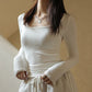 Top Long Sleeve Inner Wear Korean Slim Fit