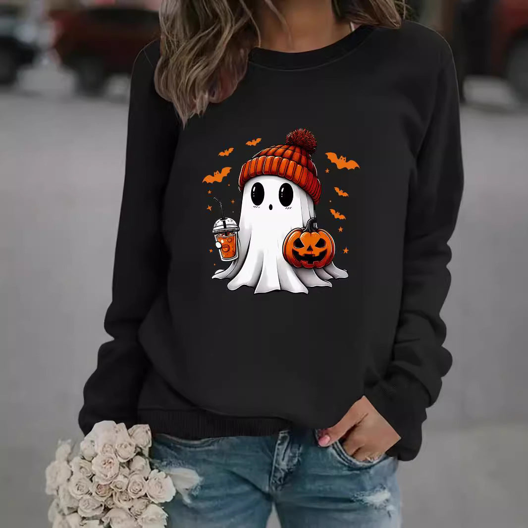 Women's Crewneck Halloween Pullover