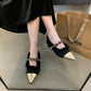 Korean Version Of Pointed Mao Shoes Women Wear Velvet