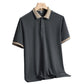 Summer Men's Ice Silk Business Casual Short Sleeve