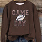 Women's Top Sweater Long Sleeve Baseball