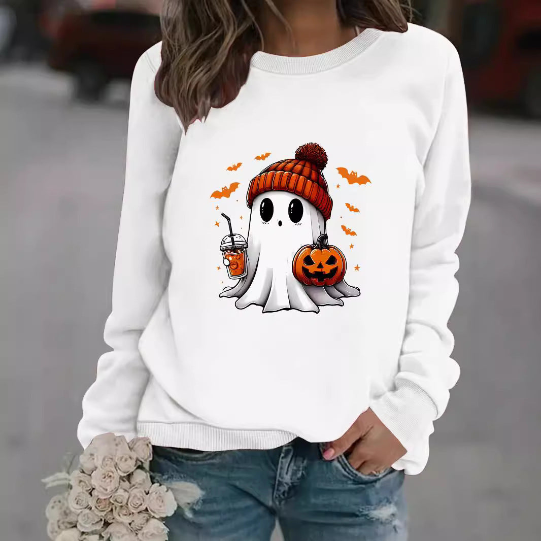 Women's Crewneck Halloween Pullover