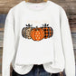 Round Neck Halloween Pumpkin Sweater